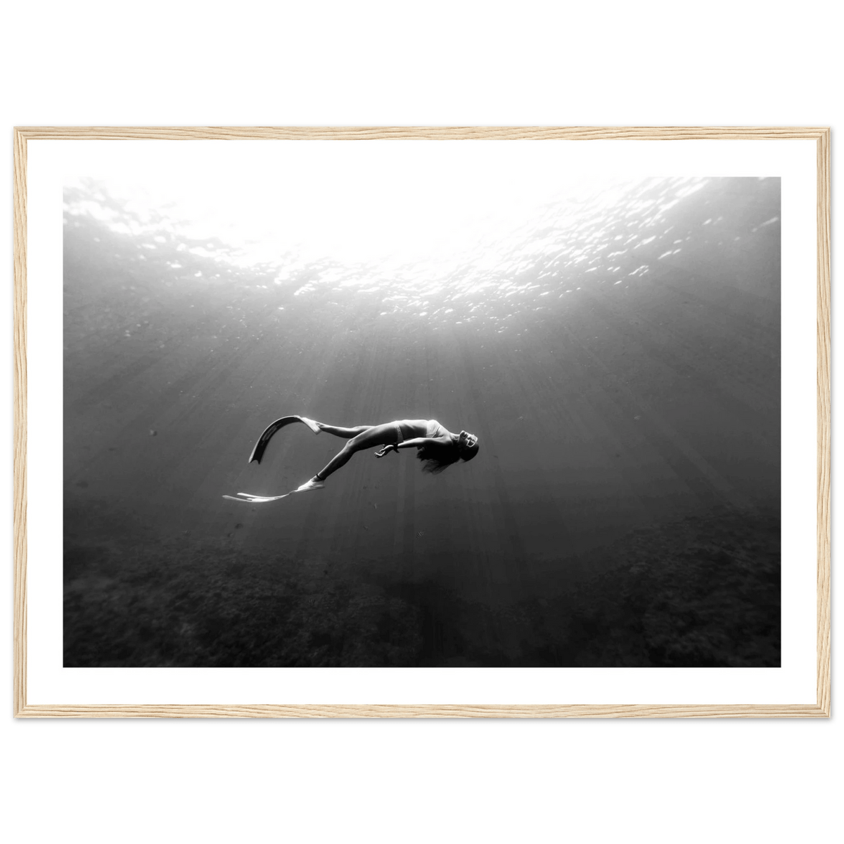 Tableau Noir et Blanc Océan - The Art Avenue