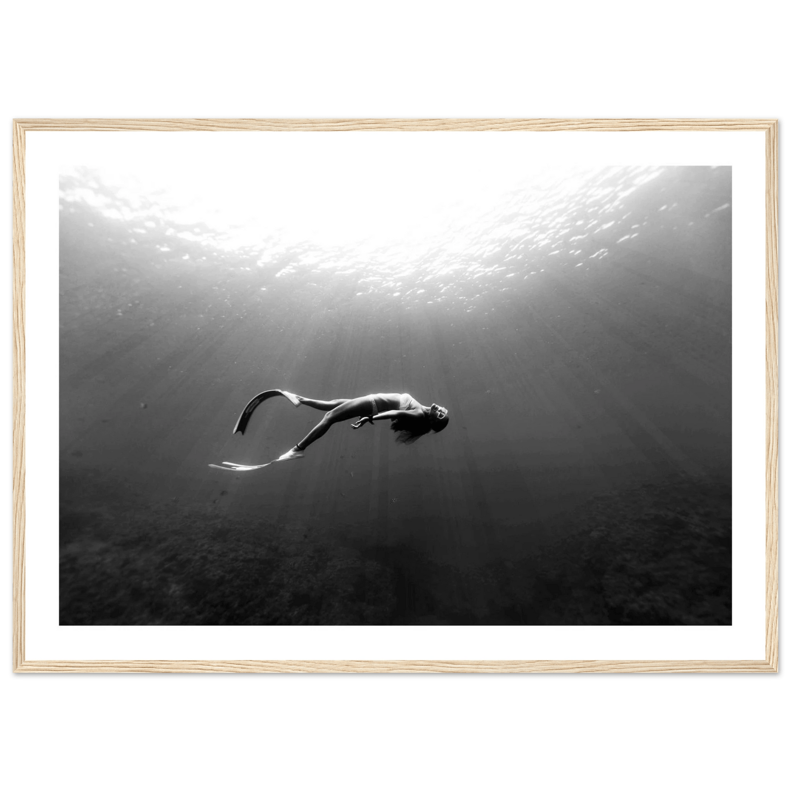 Tableau Noir et Blanc Océan - The Art Avenue