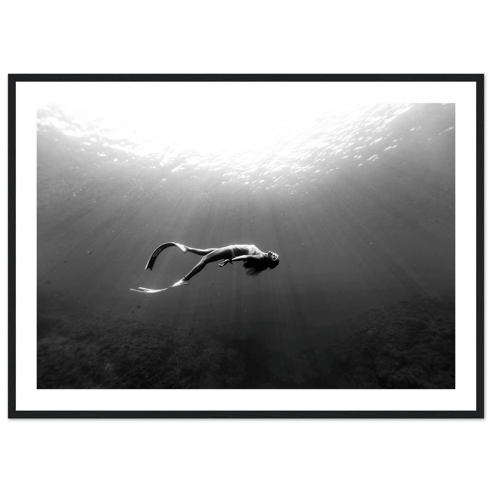 Tableau Noir et Blanc Océan - The Art Avenue
