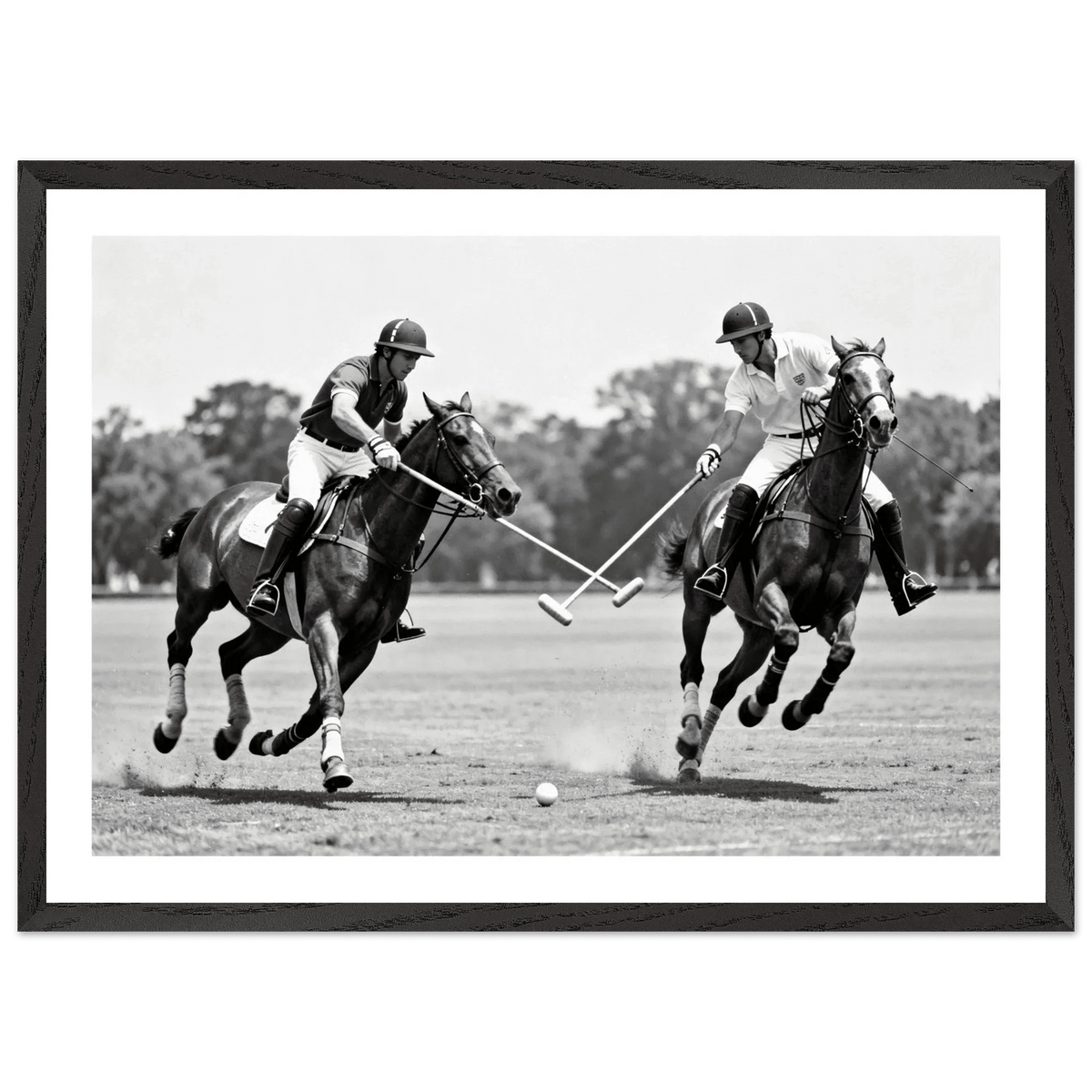 Tableau Noir et Blanc Polo - The Art Avenue