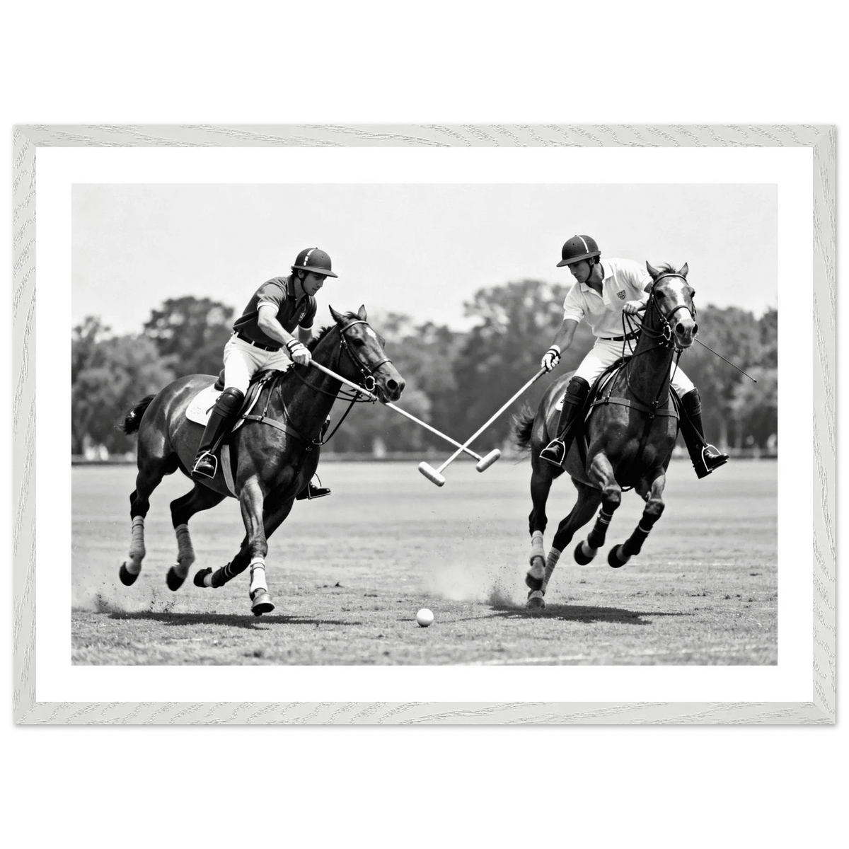 Tableau Noir et Blanc Polo - The Art Avenue