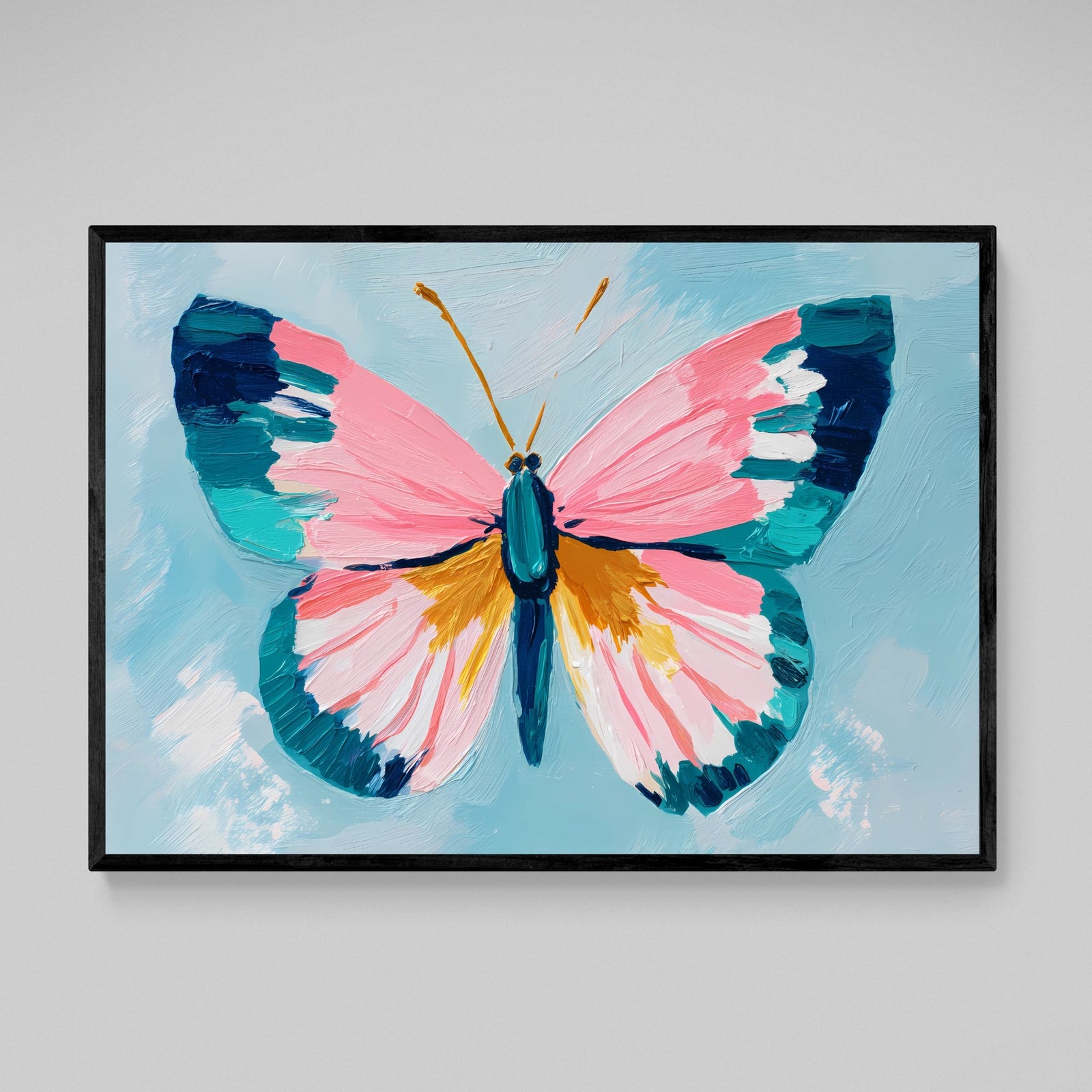 Tableau Papillon Coloré - The Art Avenue