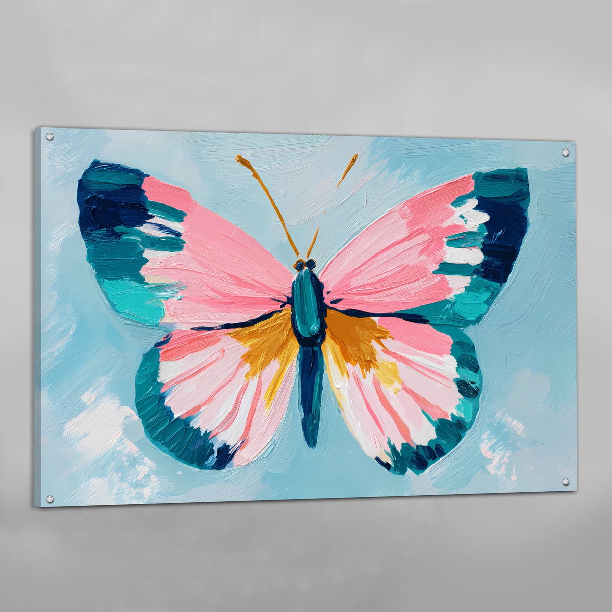 Tableau Papillon Coloré - The Art Avenue