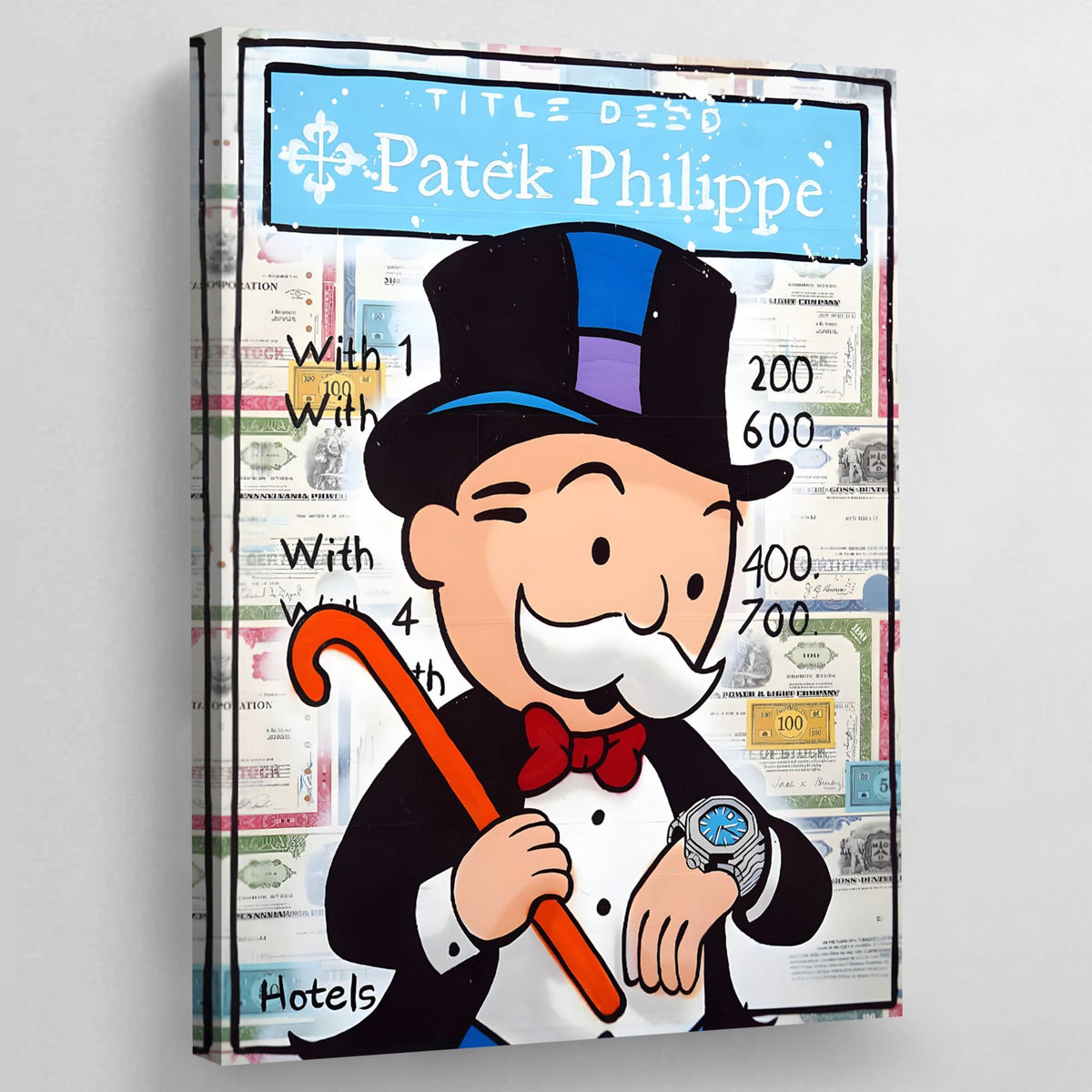 Tableau Patek Philippe Monopoly - The Art Avenue