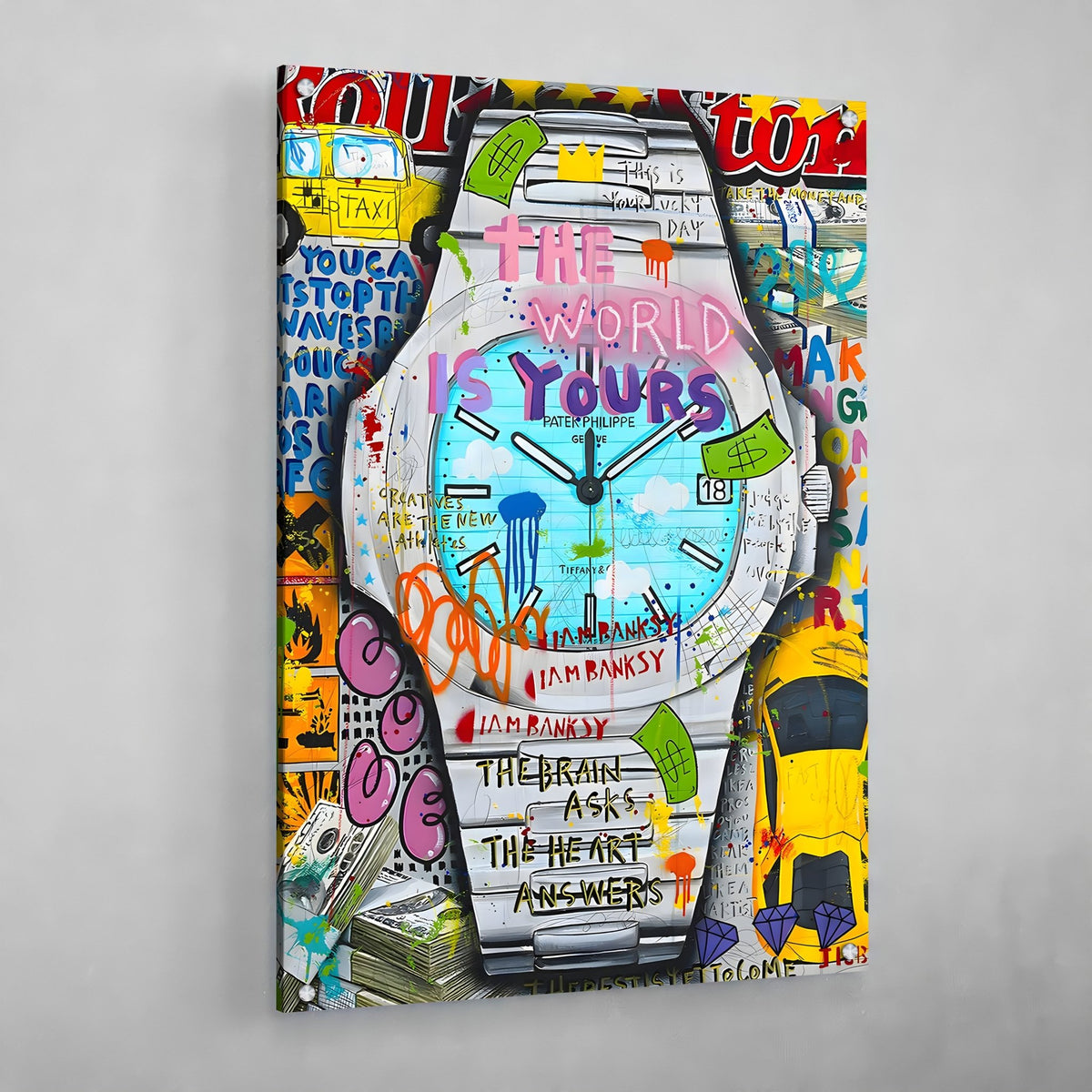 Tableau Patek Philippe Street Art - The Art Avenue