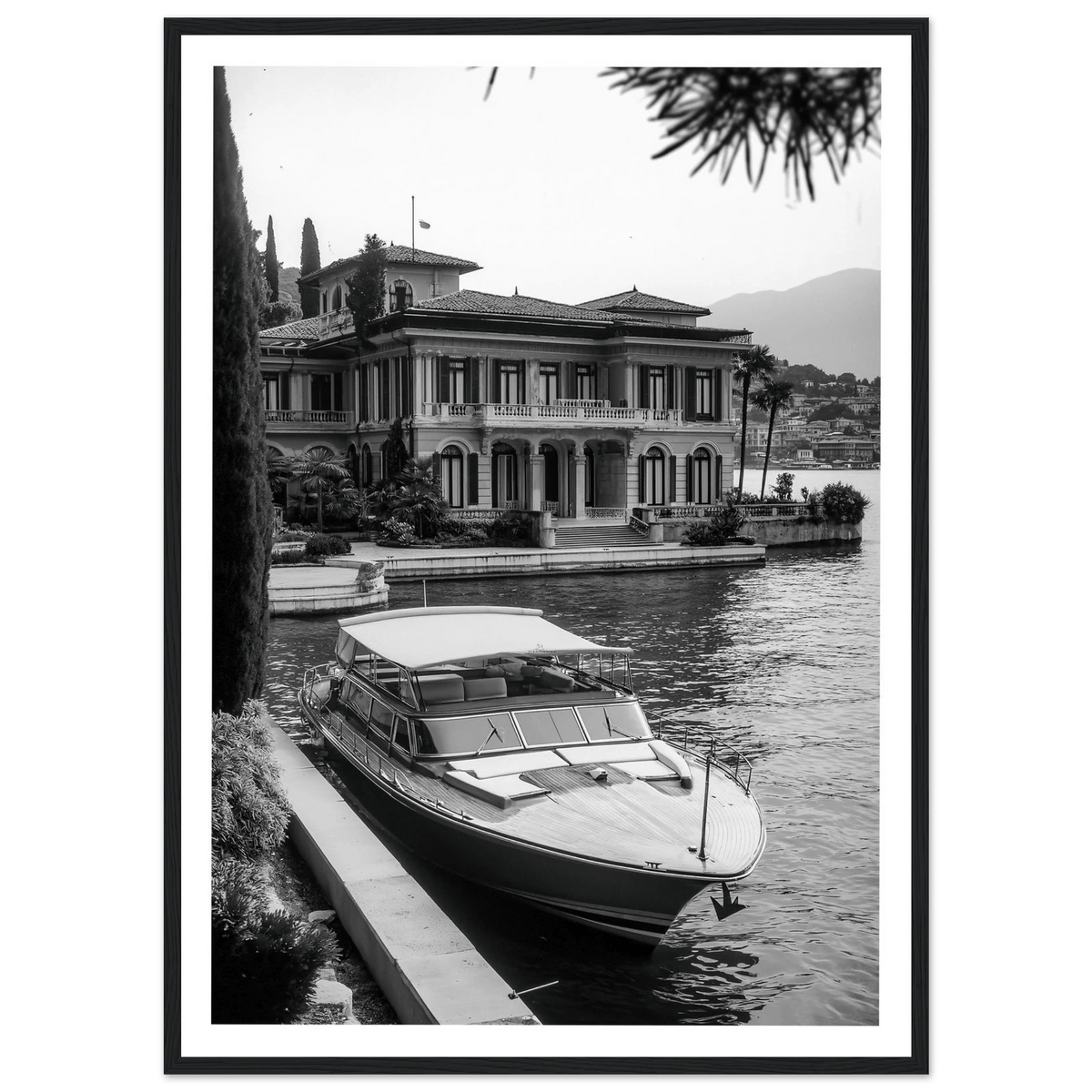 Tableau Photographie Bateau Lac De Côme - The Art Avenue