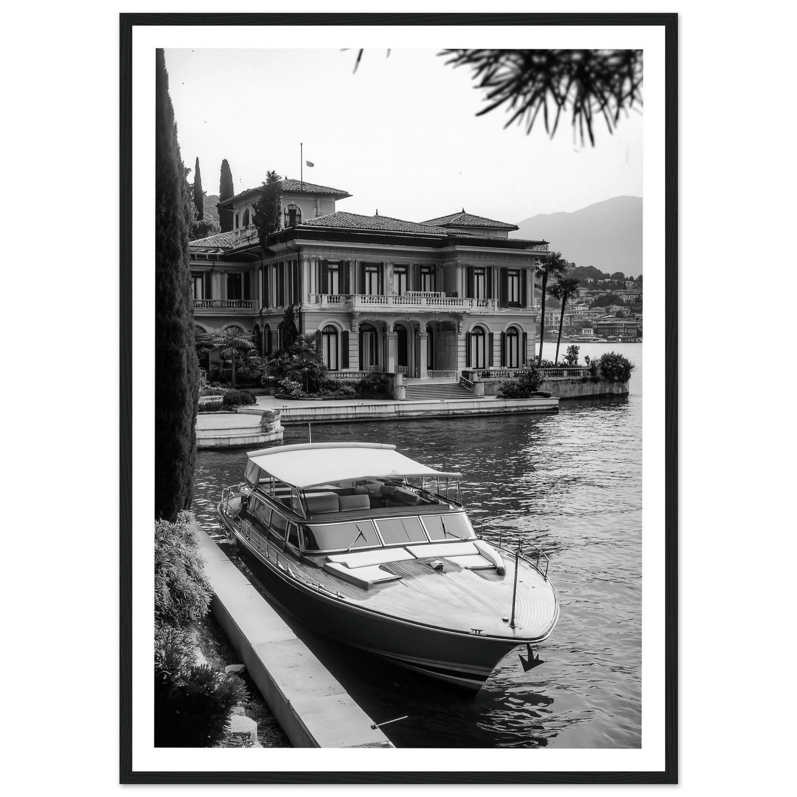 Tableau Photographie Bateau Lac De Côme - The Art Avenue