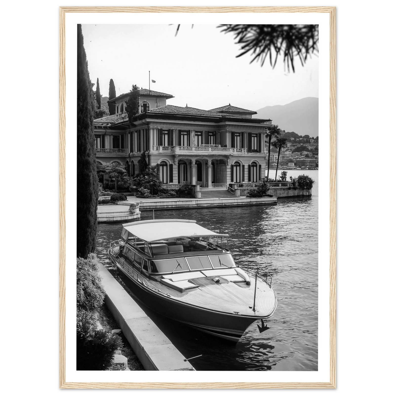 Tableau Photographie Bateau Lac De Côme - The Art Avenue