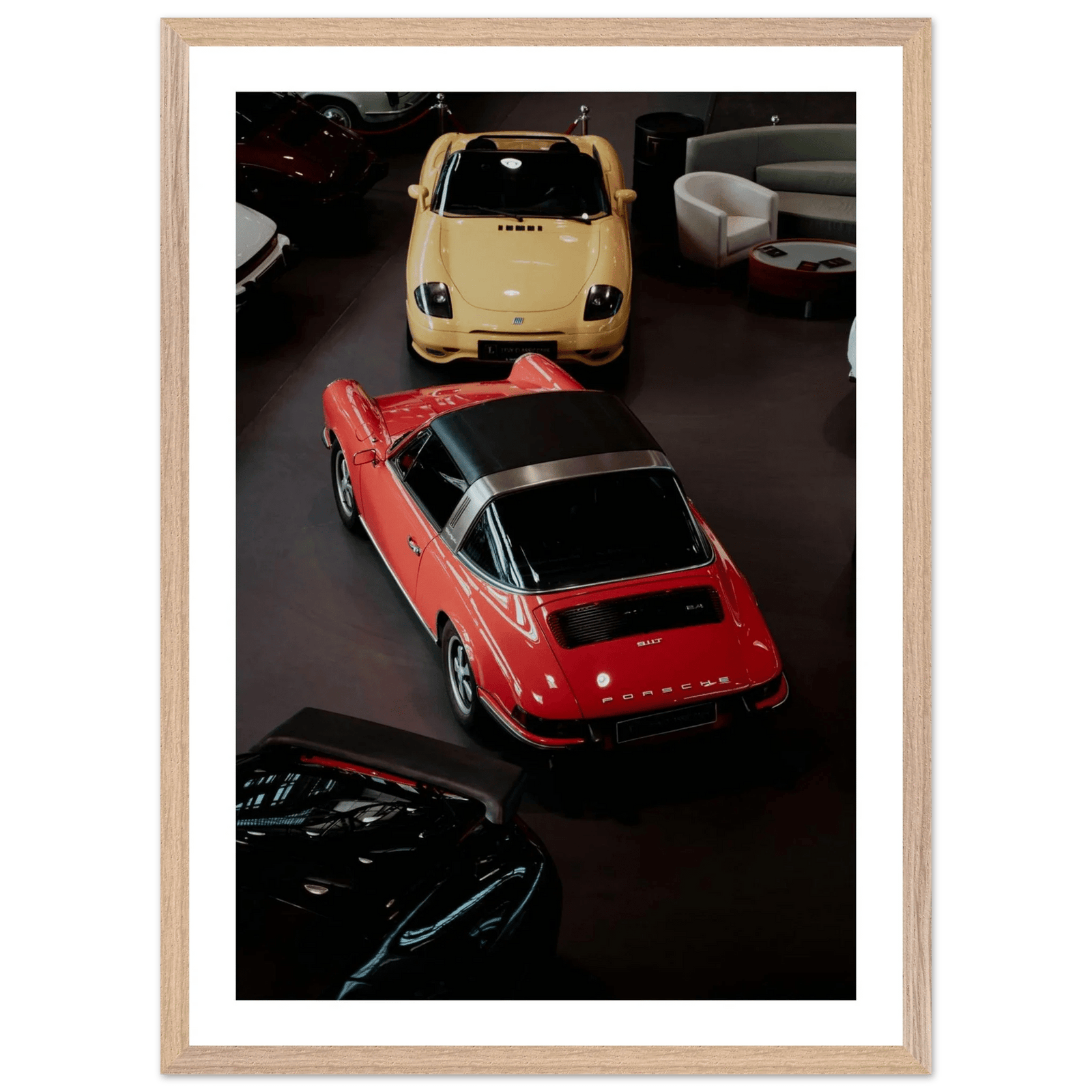 Tableau Photographie Garage Porsche - The Art Avenue