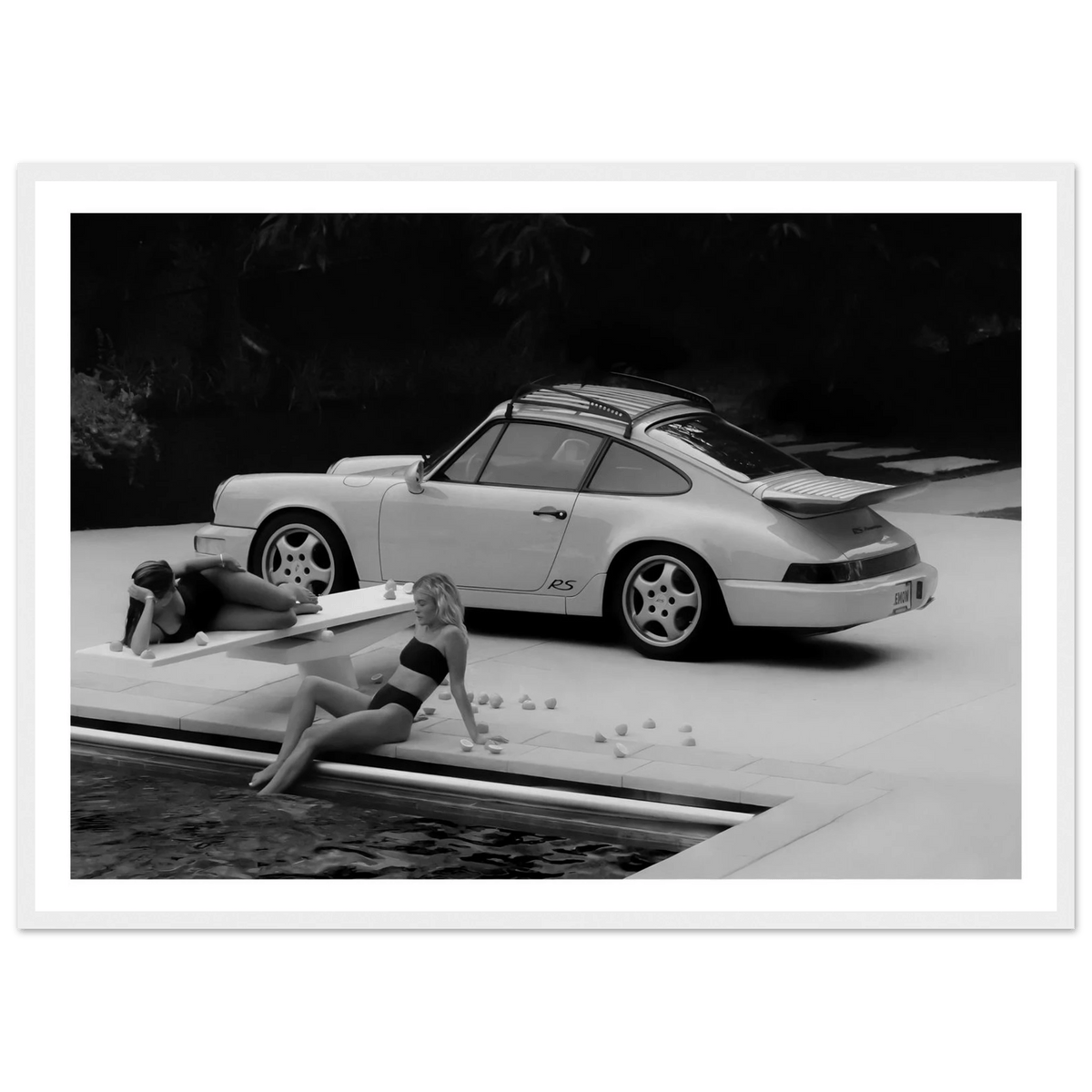 Tableau Photographie Porsche Piscine - The Art Avenue
