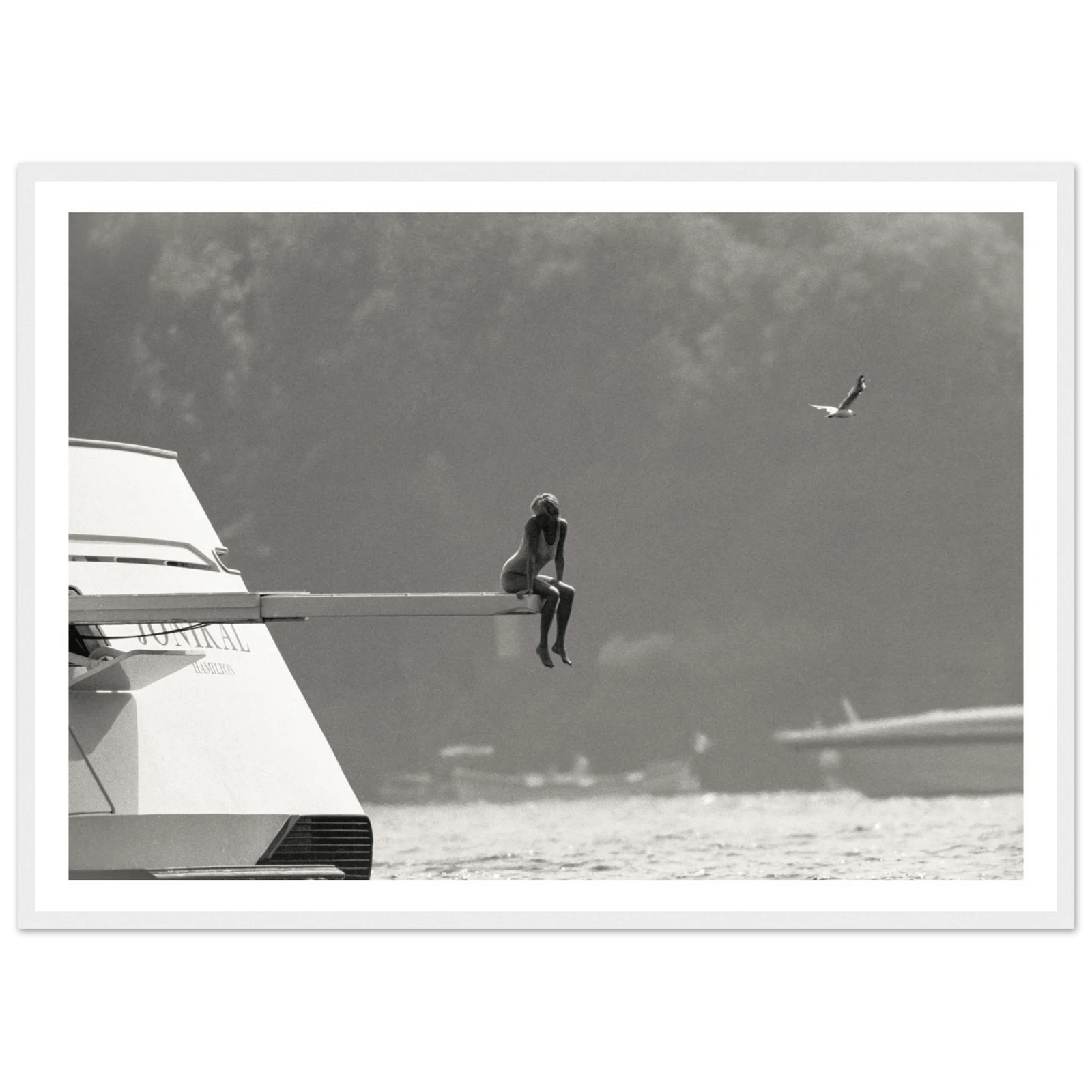 Tableau Photographie Princesse Diana Yacht - The Art Avenue