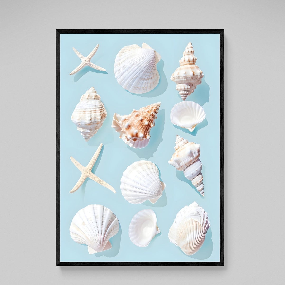 Tableau Plage Coquillages - The Art Avenue