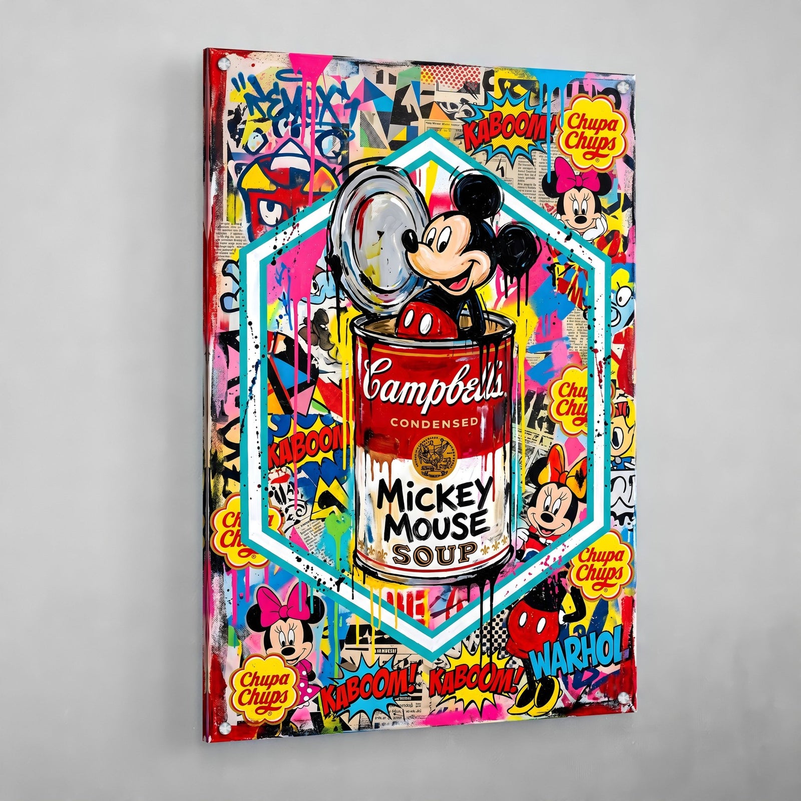 Tableau Pop Art Cartoon Coloré - The Art Avenue