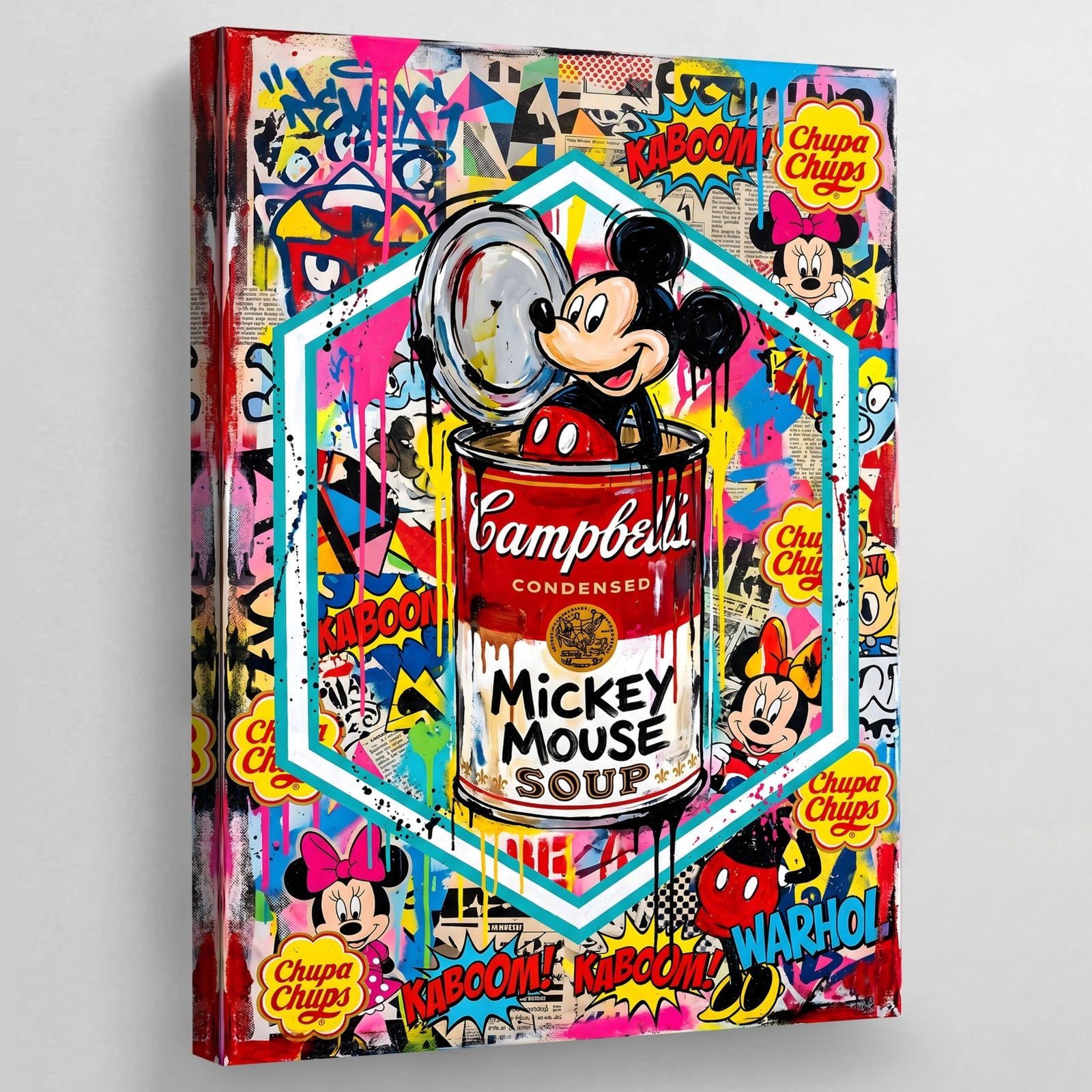 Tableau Pop Art Cartoon Coloré - The Art Avenue