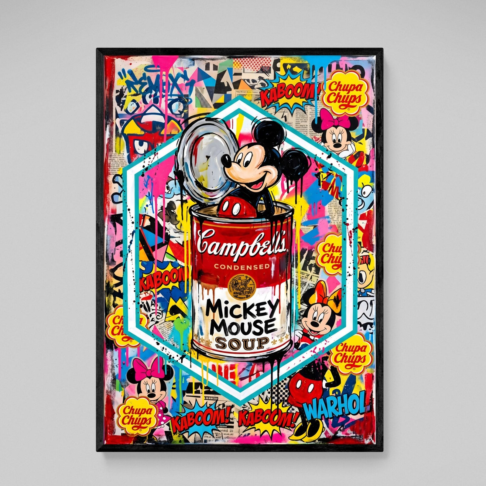 Tableau Pop Art Cartoon Coloré - The Art Avenue