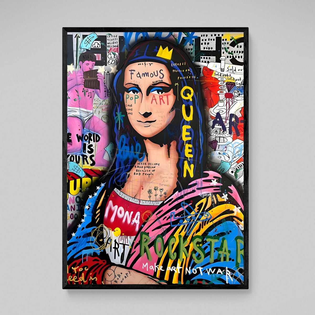 Tableau Pop Art Joconde - The Art Avenue