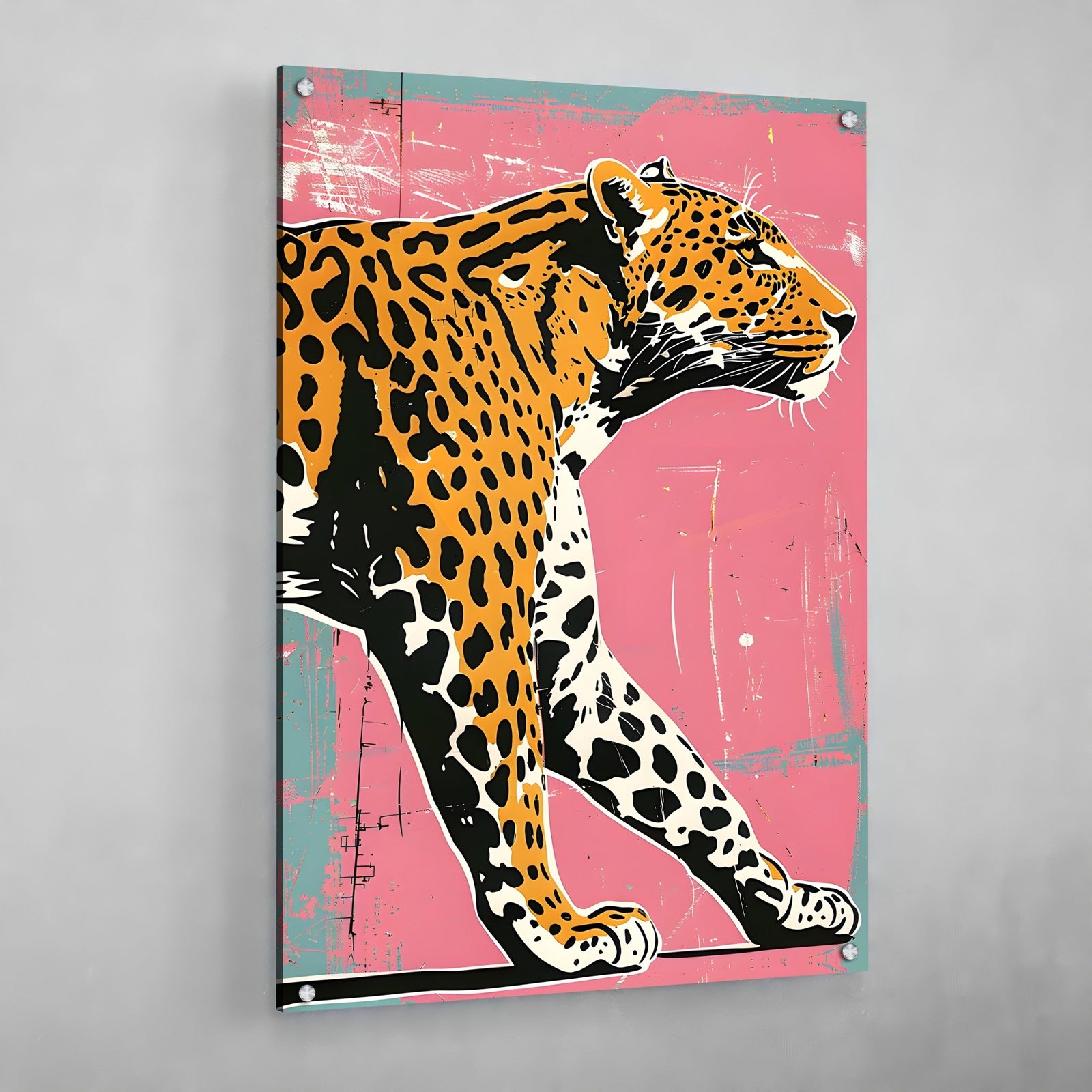 Tableau Pop Art Léopard - The Art Avenue