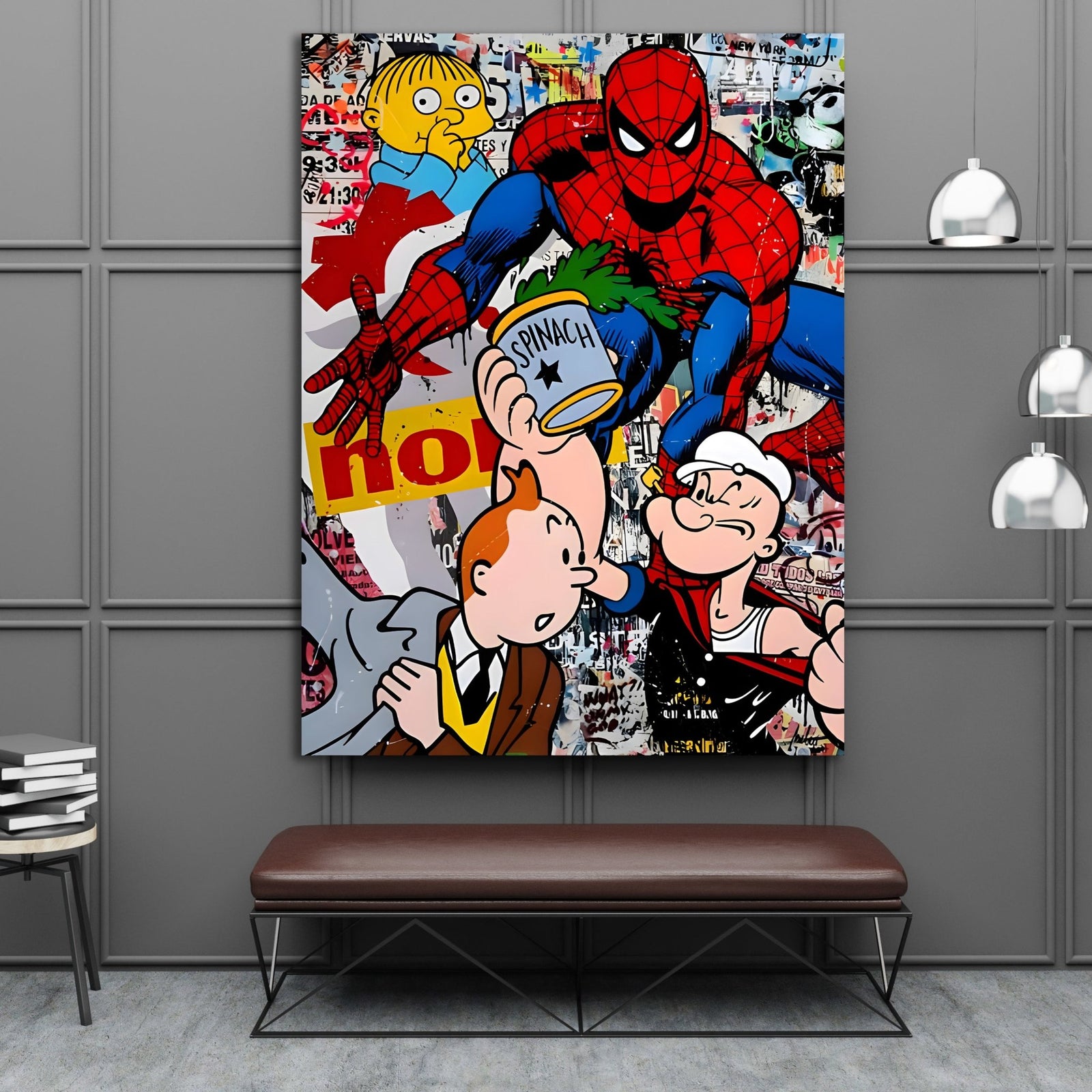 Tableau Pop Art Spider - Man - The Art Avenue