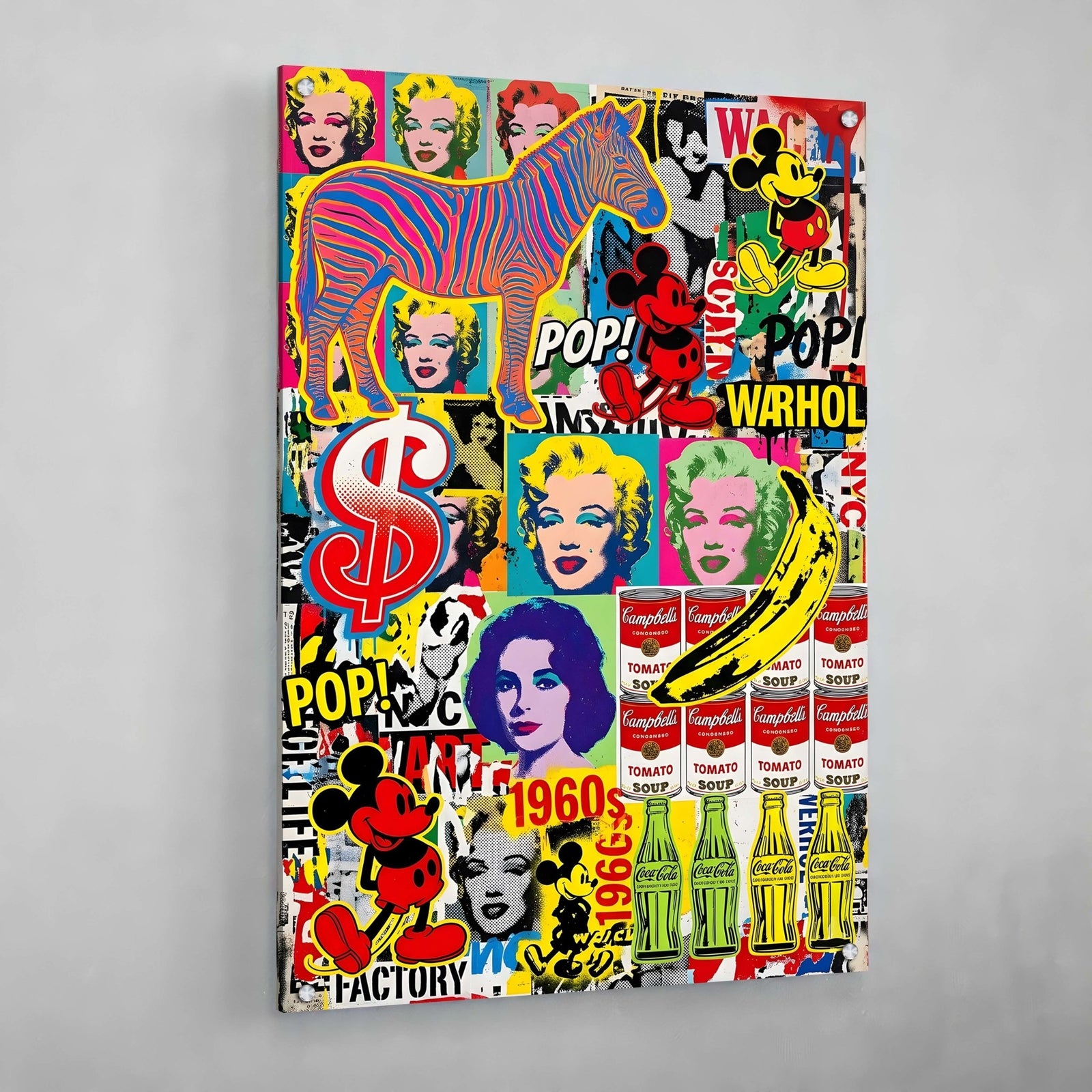 Tableau Pop Culture Coloré - The Art Avenue