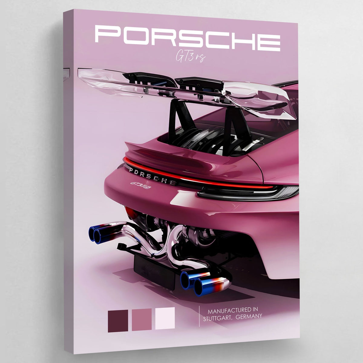 Tableau Porsche 911 Rose - The Art Avenue