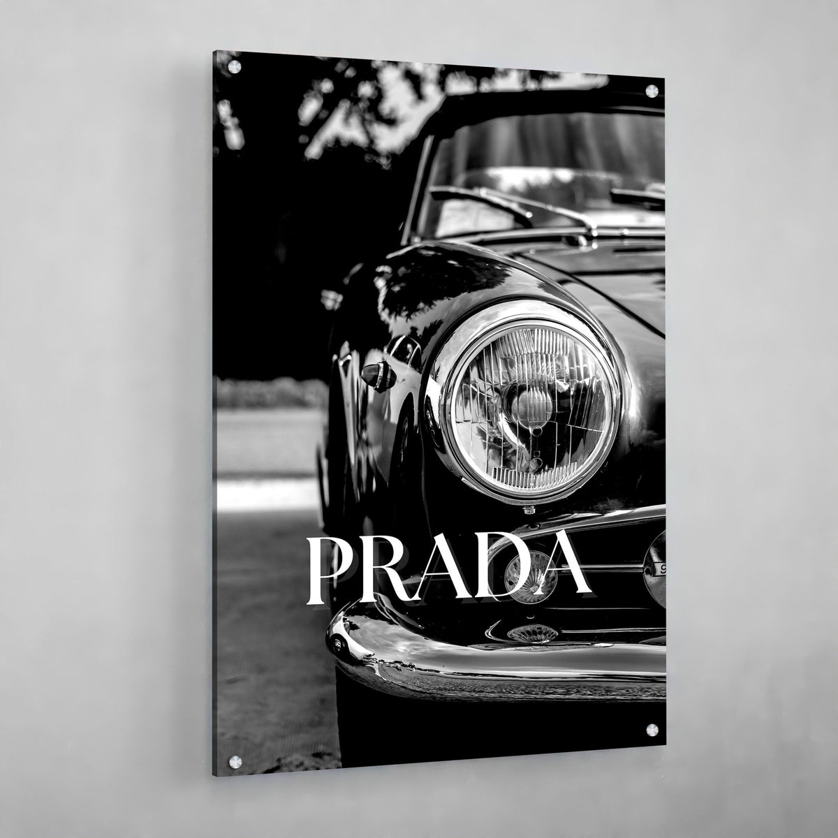 Tableau Prada Noir et Blanc - The Art Avenue