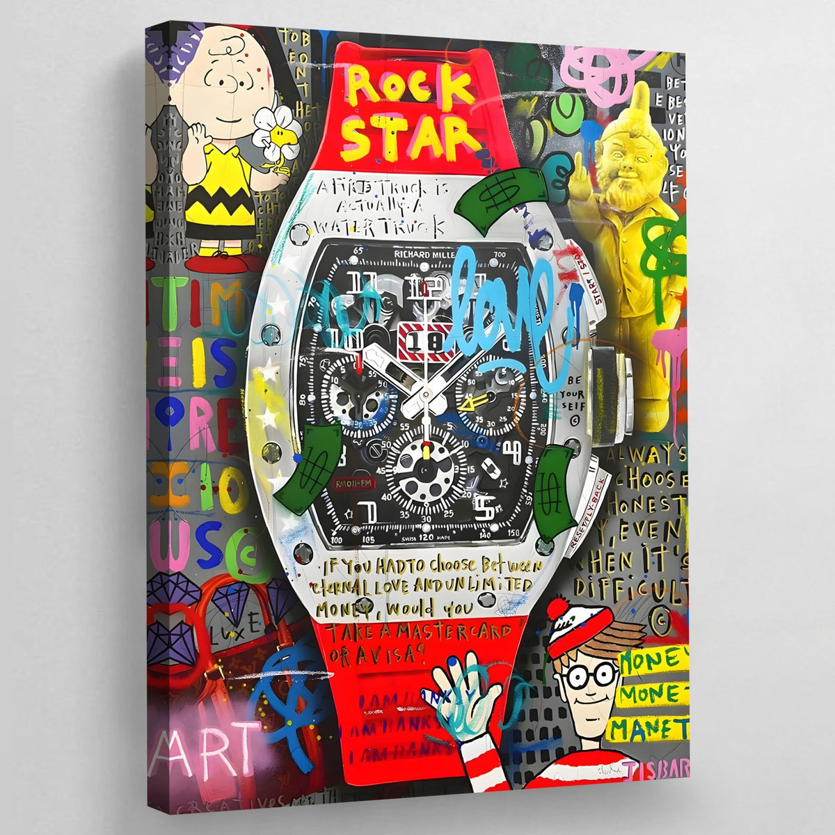 Tableau Richard Mille Street Art - The Art Avenue
