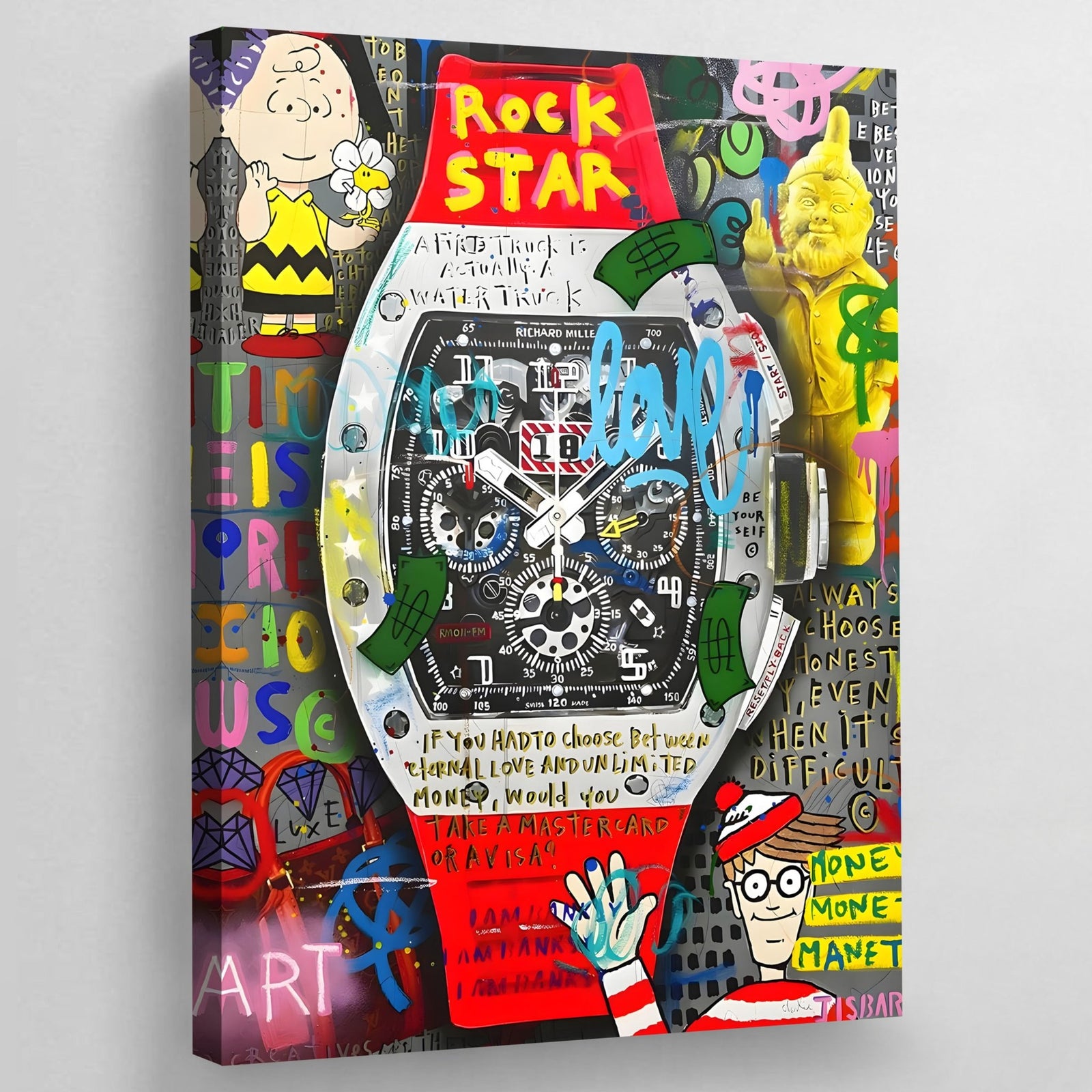 Tableau Richard Mille Street Art - The Art Avenue