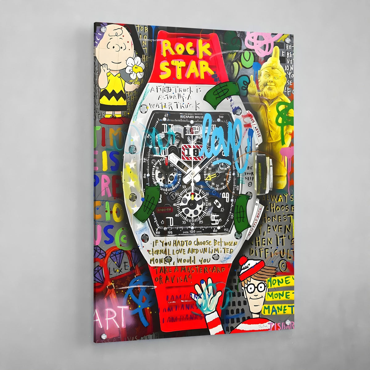 Tableau Richard Mille Street Art - The Art Avenue