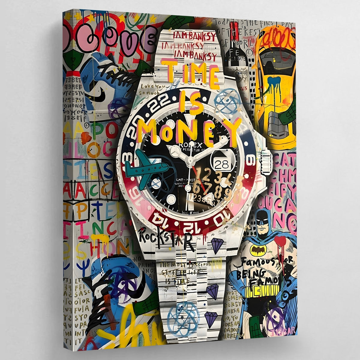 Tableau Rolex Street Art - The Art Avenue