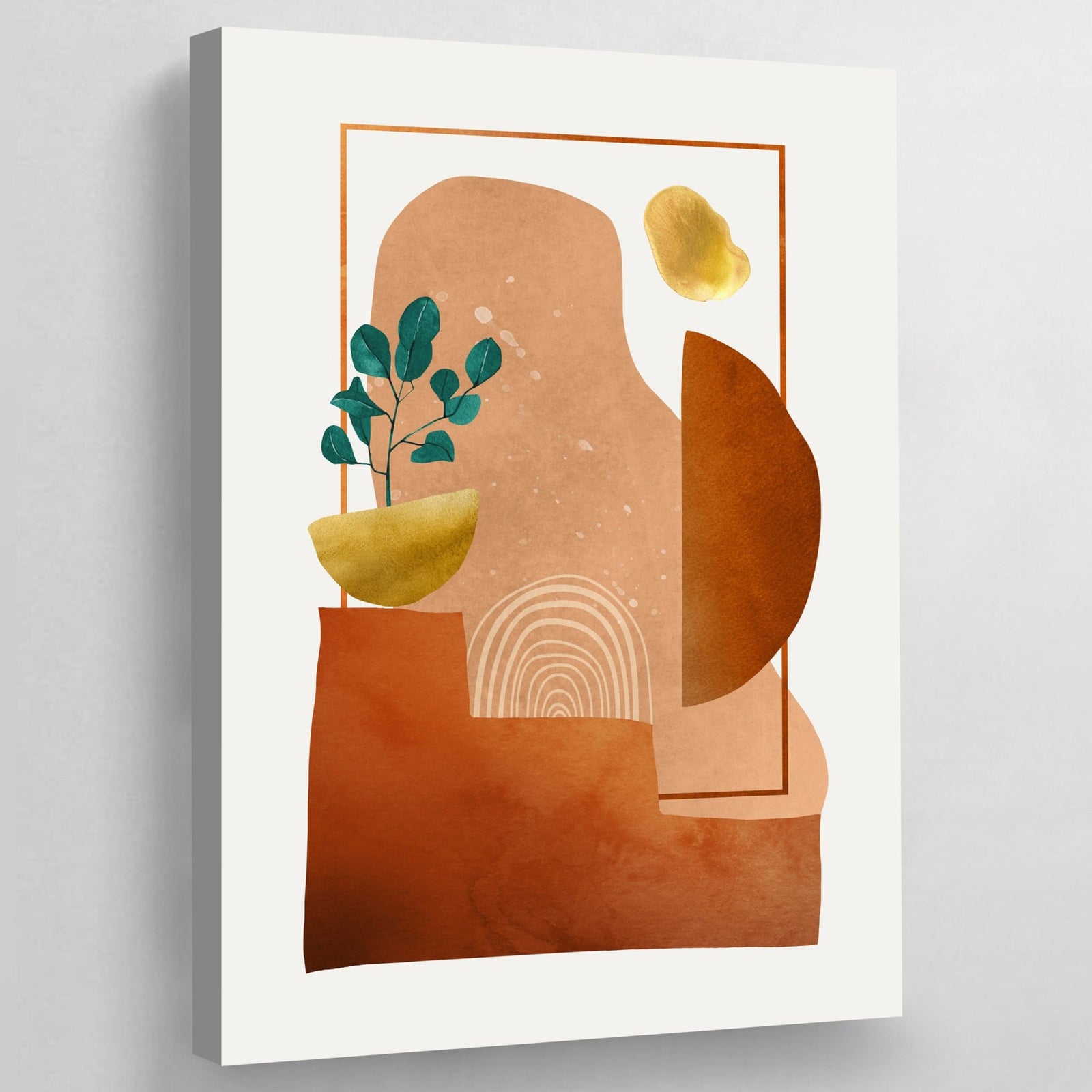 Tableau Scandinave Abstrait Terracotta - The Art Avenue
