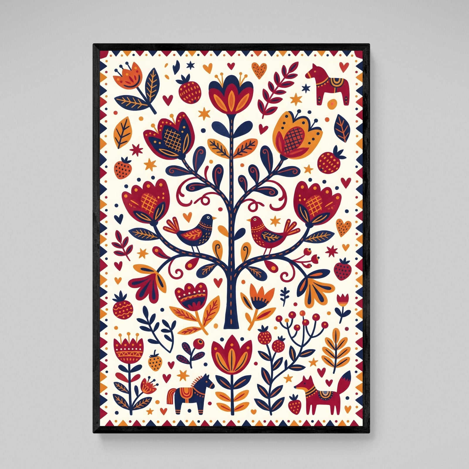 Tableau Scandinave Arbre de Vie Nordique - The Art Avenue