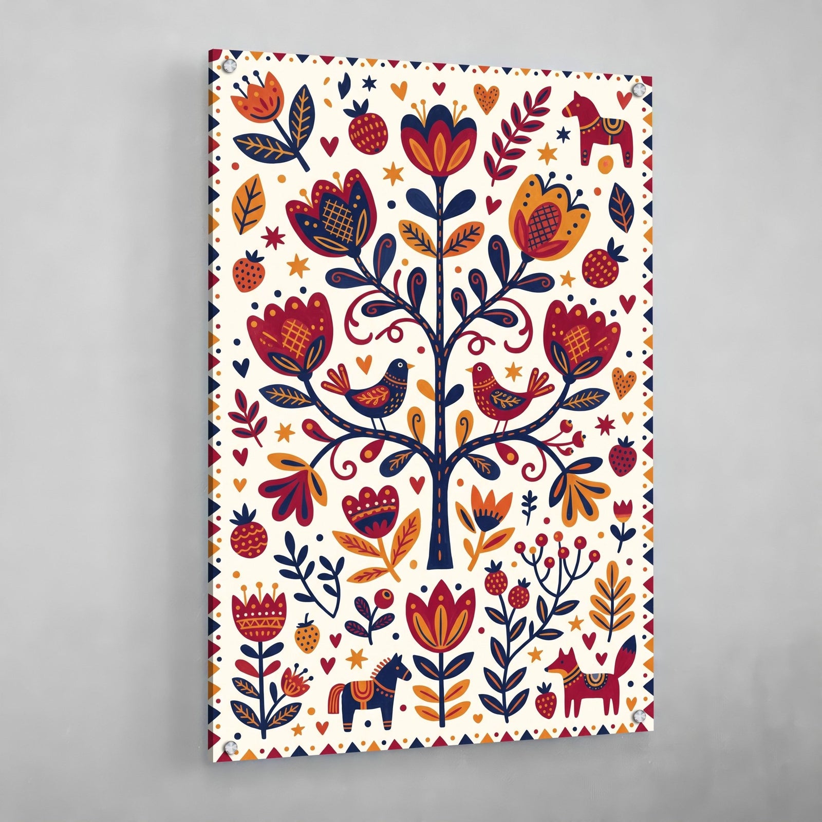 Tableau Scandinave Arbre de Vie Nordique - The Art Avenue