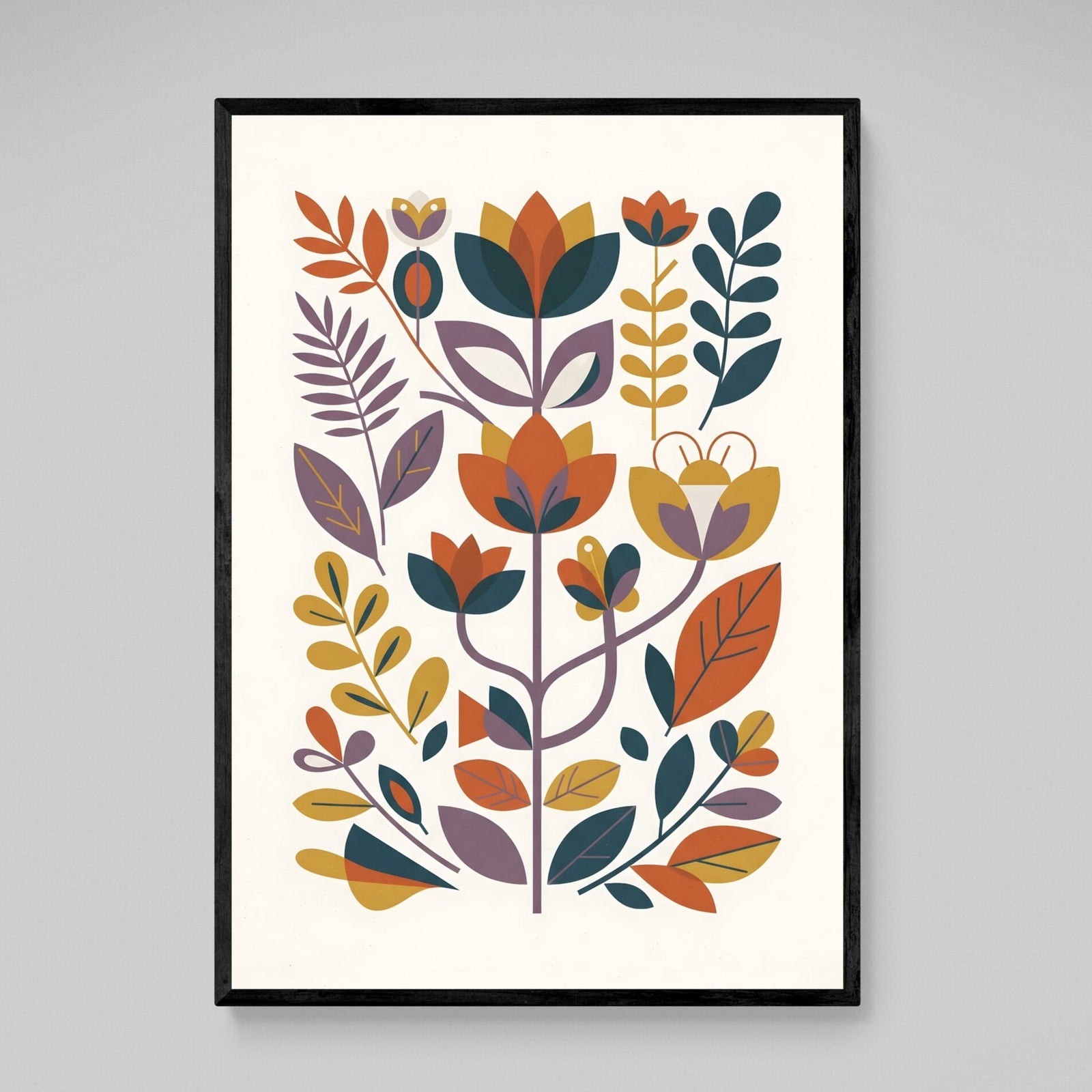 Tableau Scandinave Feuillage Nordique - The Art Avenue