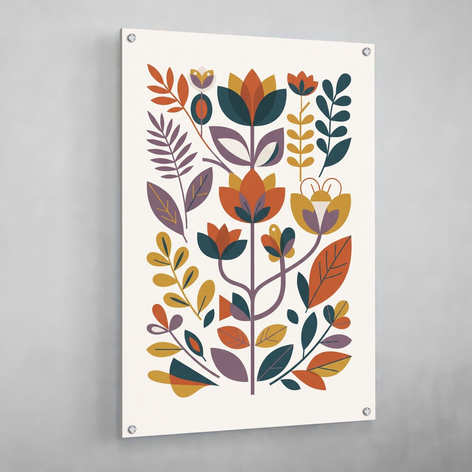 Tableau Scandinave Feuillage Nordique - The Art Avenue