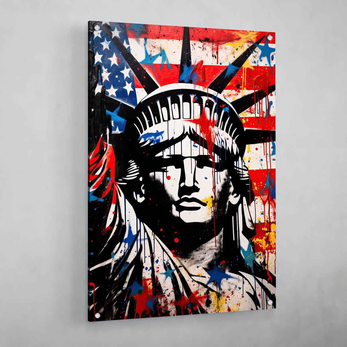 Tableau Statue De La Liberté Street Art - The Art Avenue