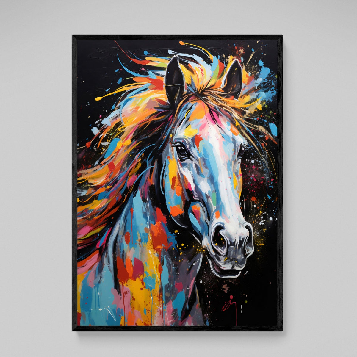 Tableau Street Art Cheval - The Art Avenue