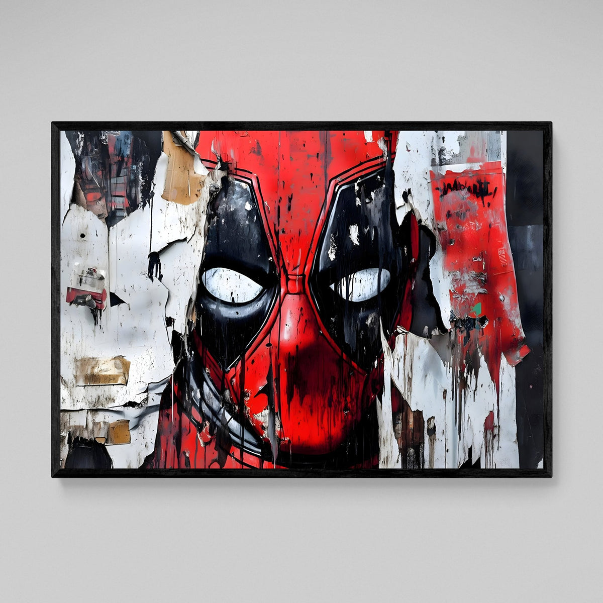 Tableau Street Art Deadpool - The Art Avenue
