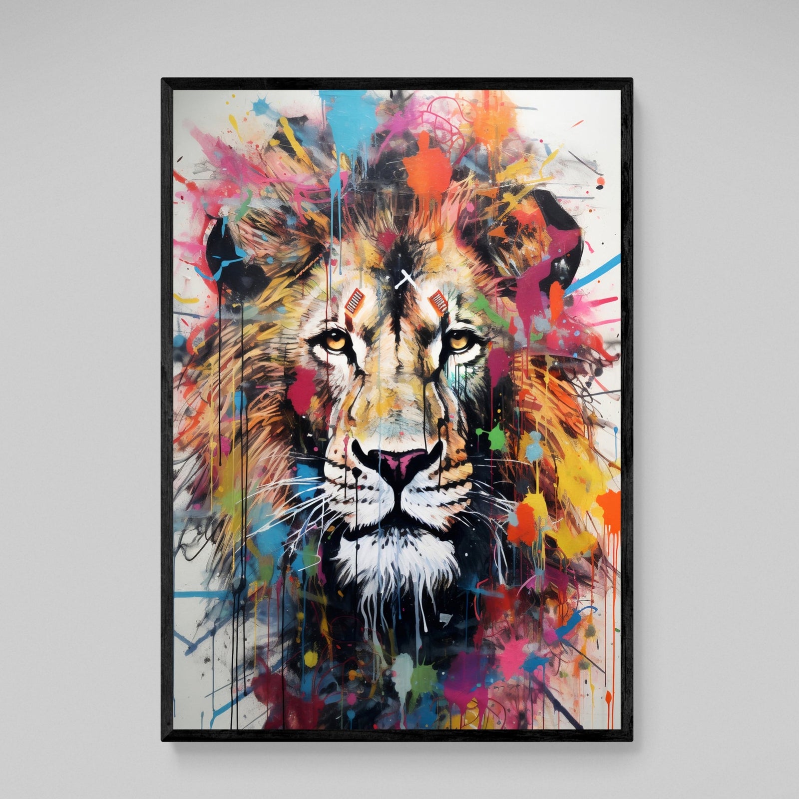 Tableau Street Art Lion - The Art Avenue