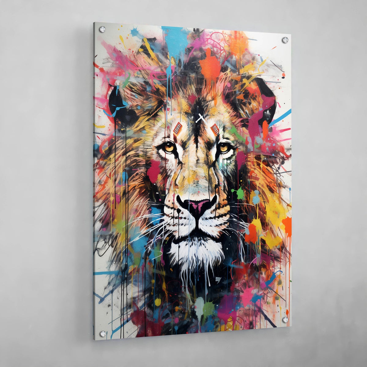 Tableau Street Art Lion - The Art Avenue