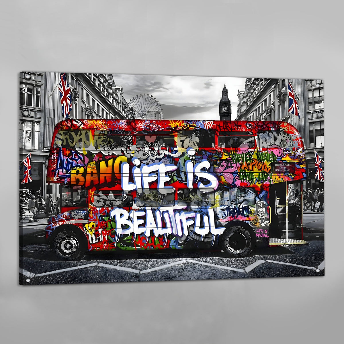 Tableau Street Art Londres - The Art Avenue