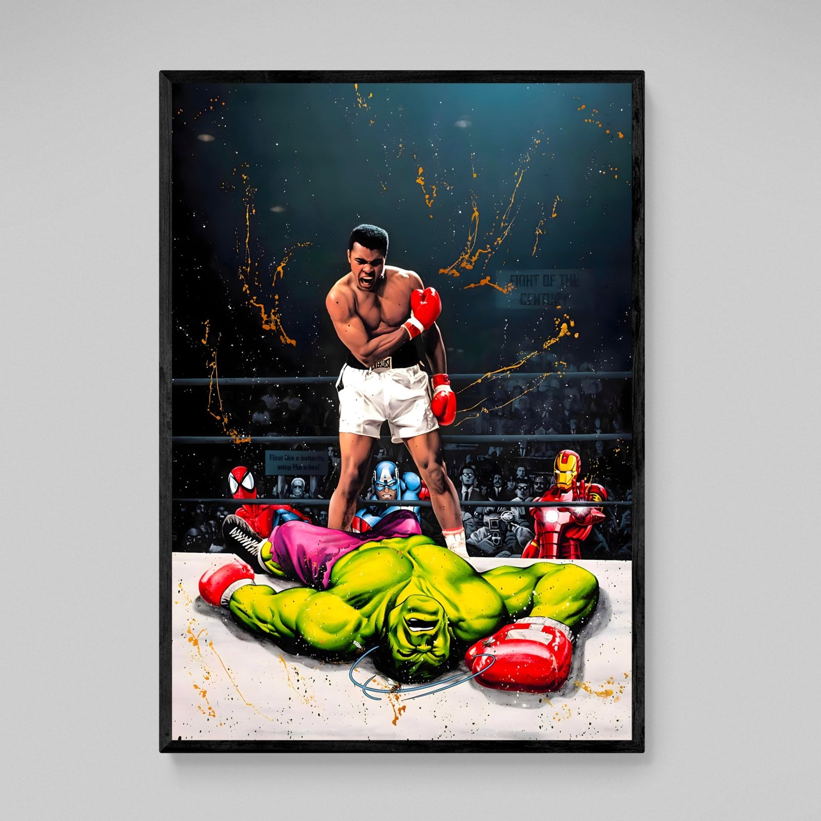 Tableau Street Art Mohamed Ali - The Art Avenue