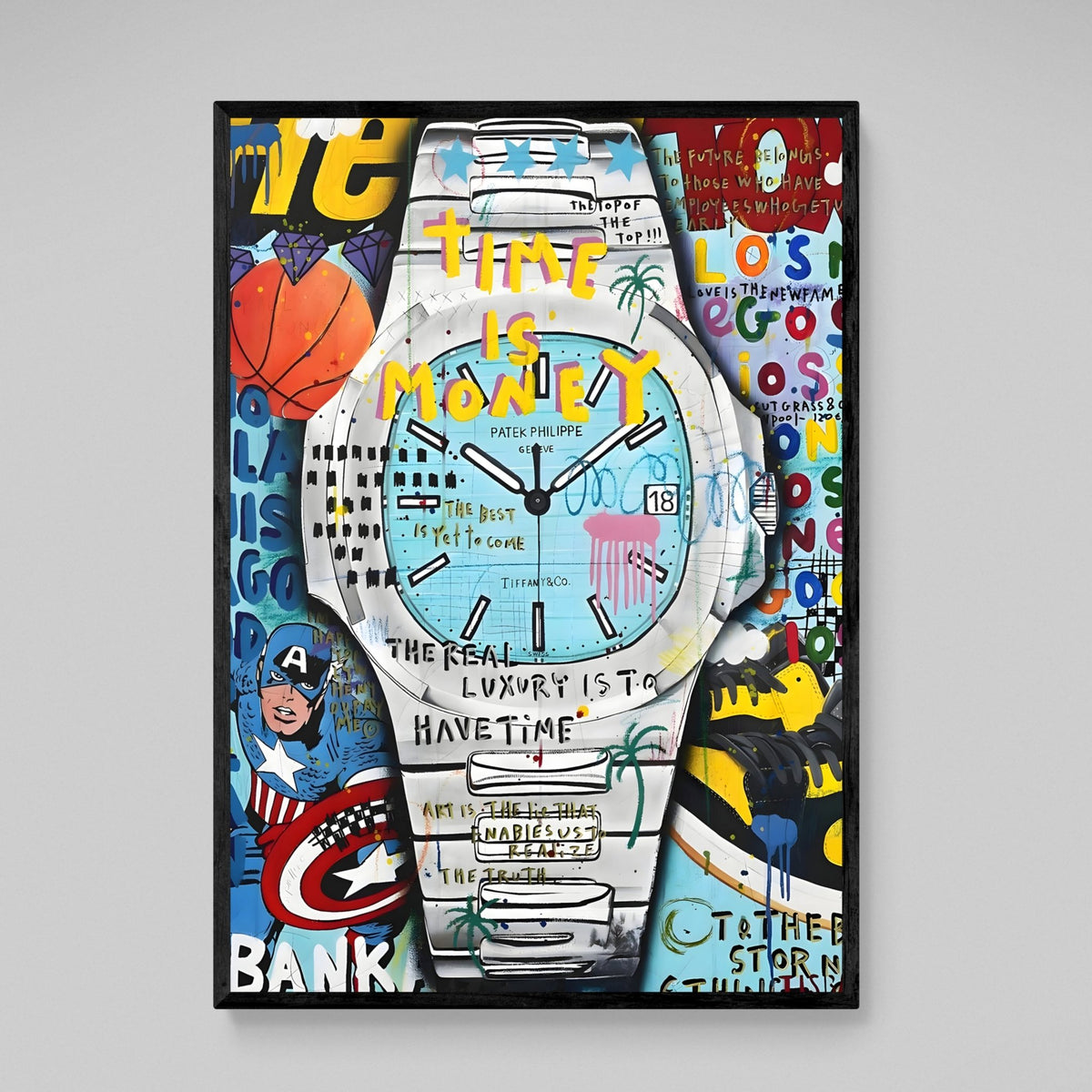 Tableau Street Art Patek Philippe - The Art Avenue