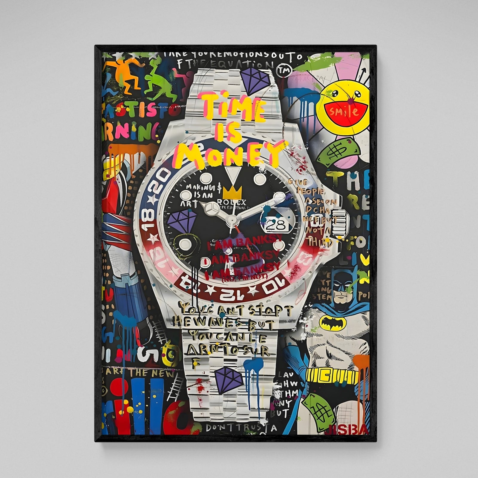 Tableau Street Art Rolex - The Art Avenue