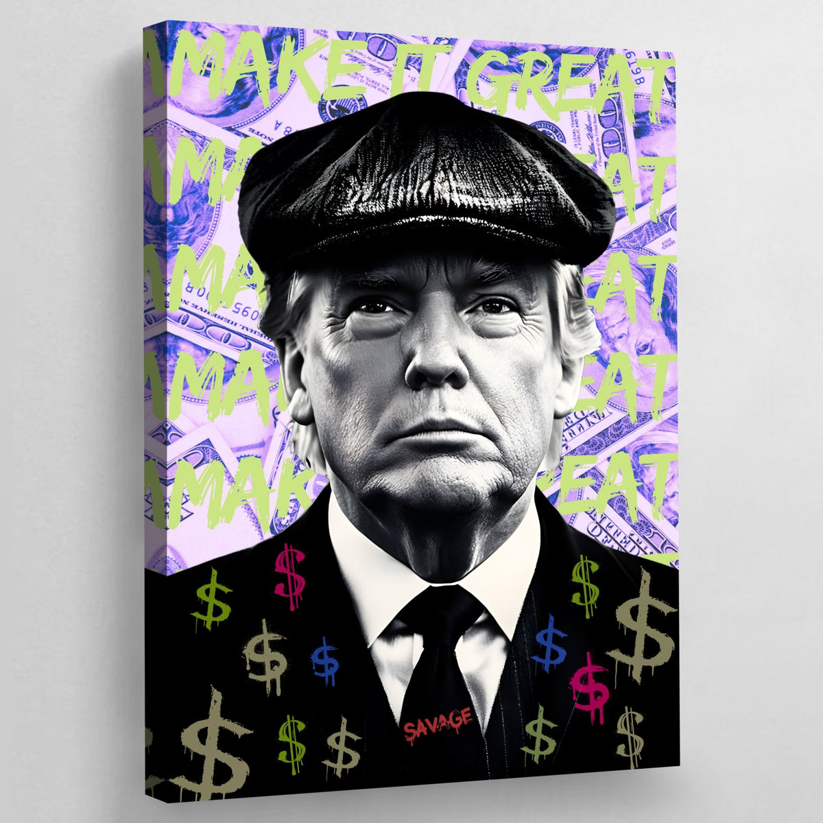 Tableau Street Art Trump - The Art Avenue