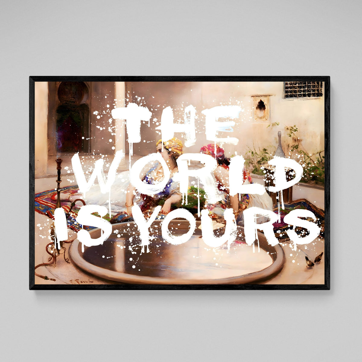 Tableau The World Is Yours Moderne - The Art Avenue