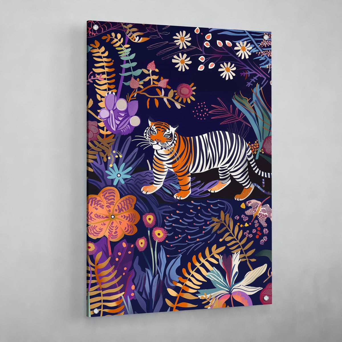 Tableau Tigre Coloré - The Art Avenue