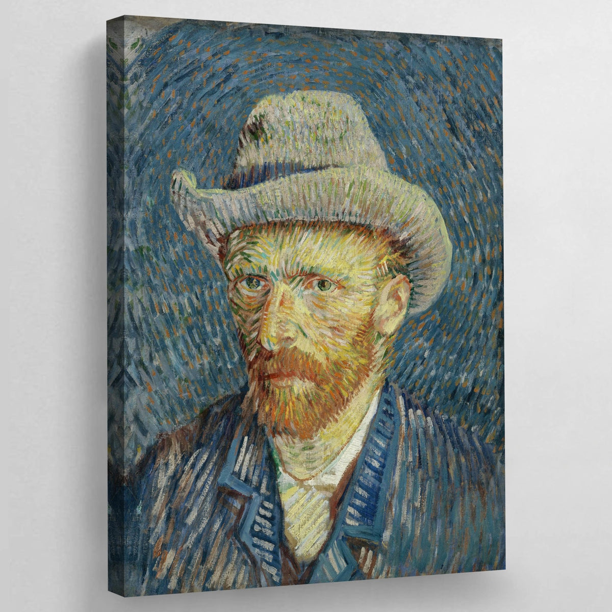 Tableau Van Gogh Autoportrait Au Chapeau De Feutre Gris - The Art Avenue