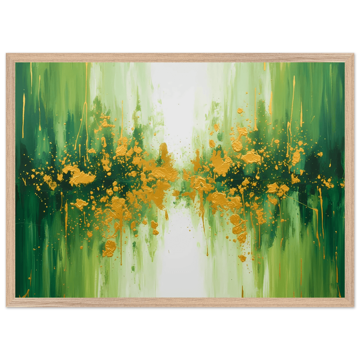 Tableau Vert Abstrait - The Art Avenue
