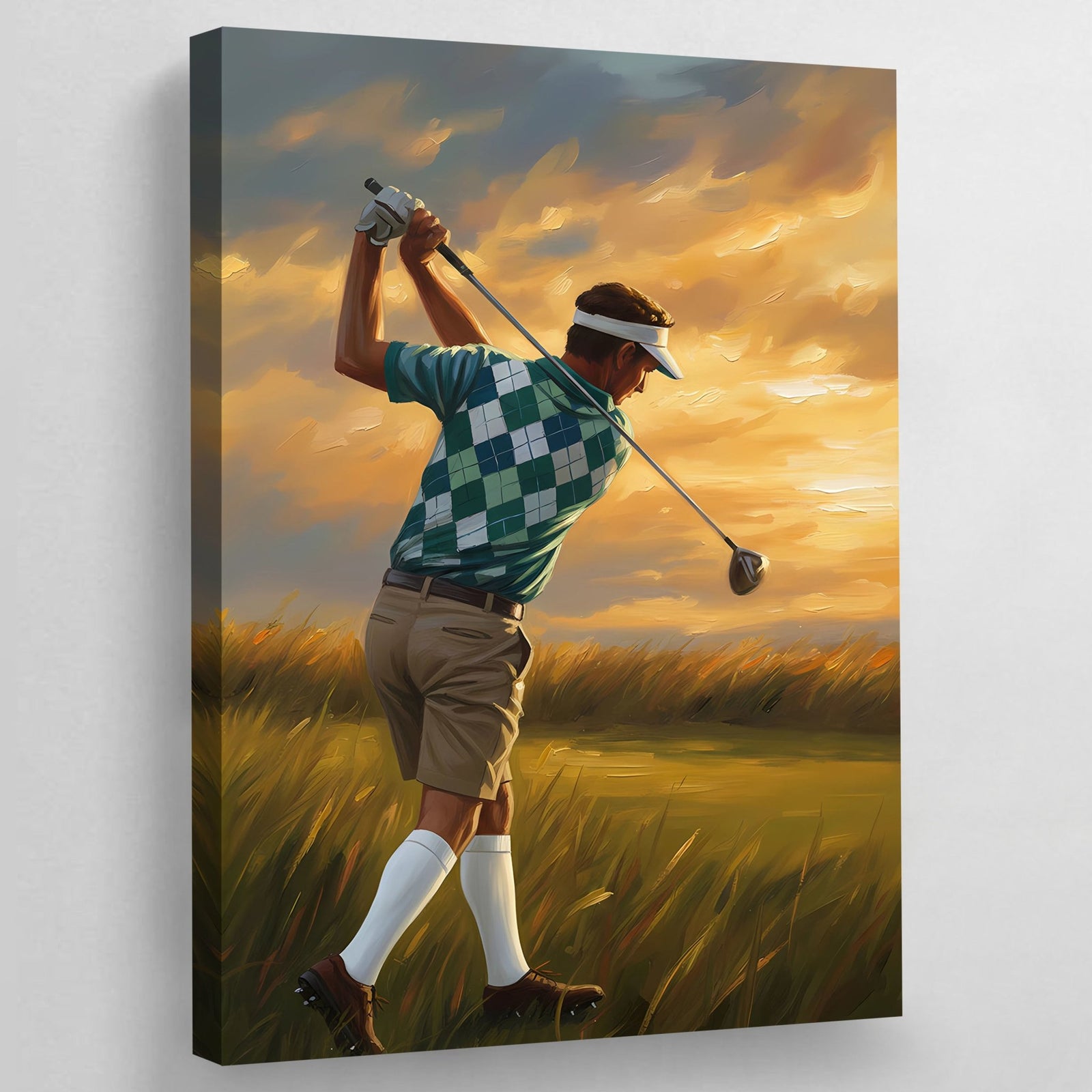 Tableau Vintage Golf - The Art Avenue