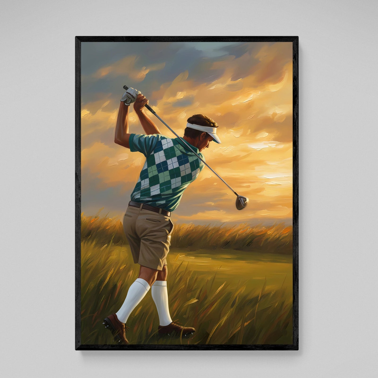 Tableau Vintage Golf - The Art Avenue